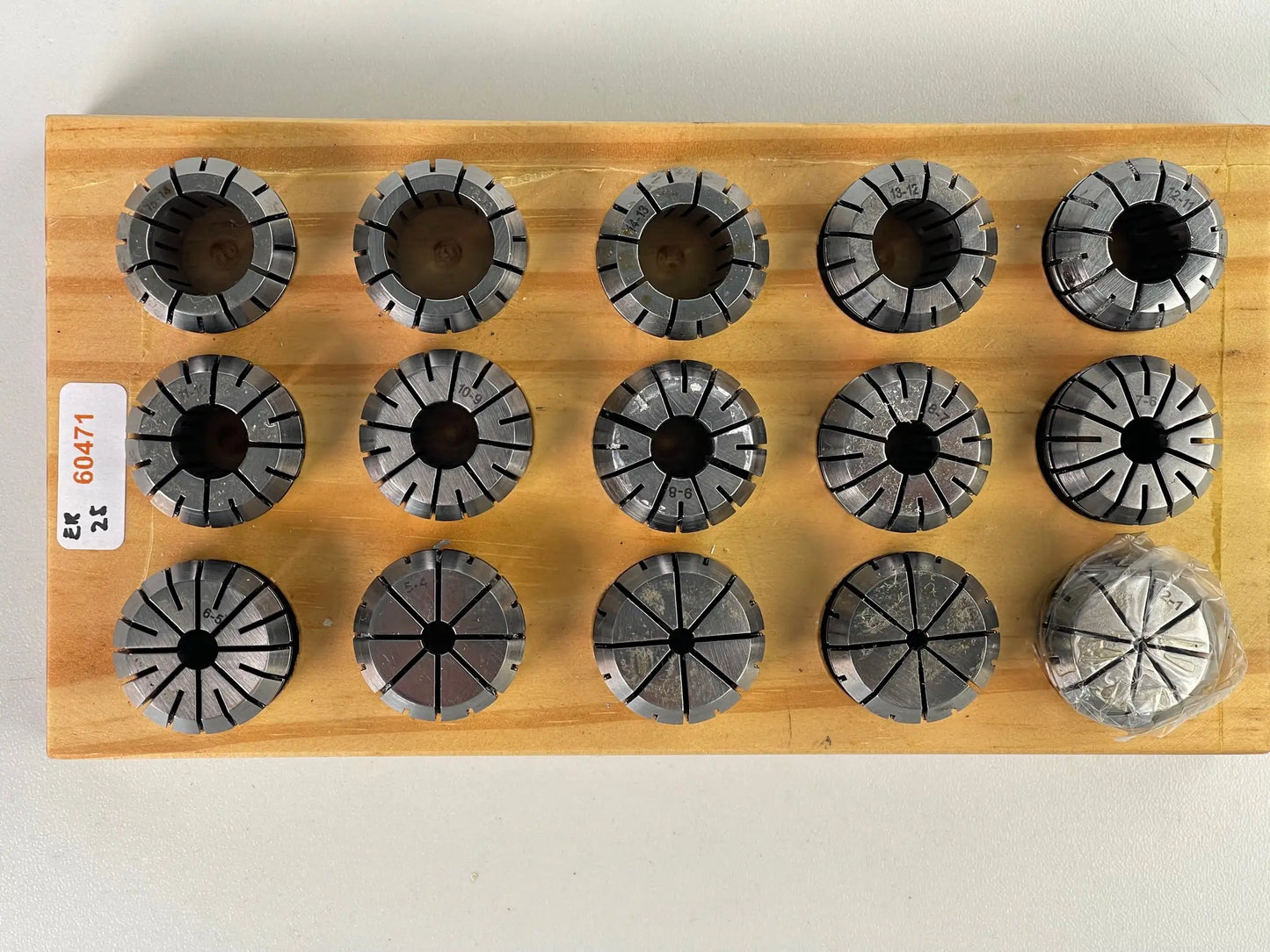 ER 25 Spannzangenset 15 tlg. 2 - 16 mm gebraucht