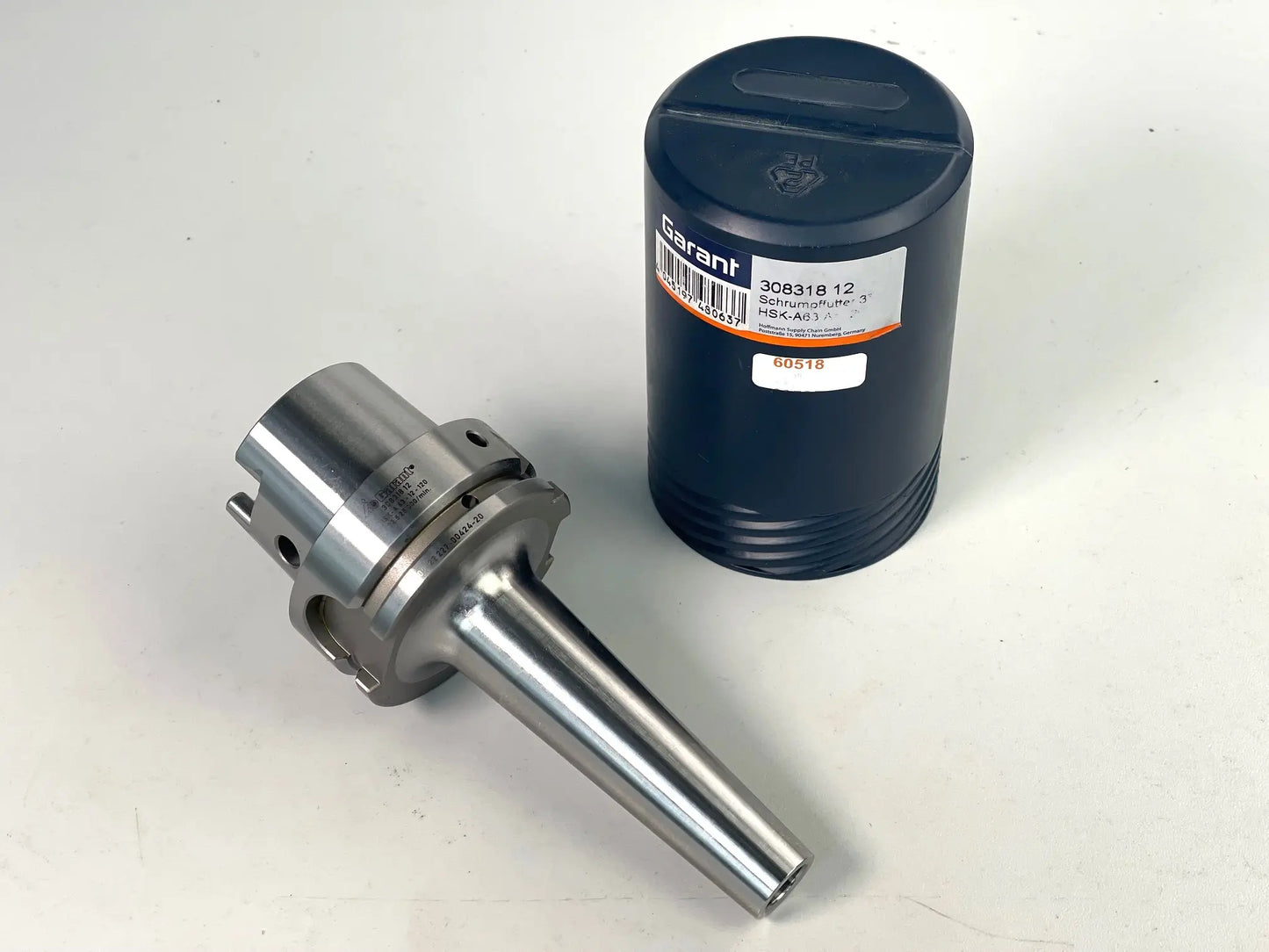 Schrumpffutter 3° schlank HSK 63A, L 120mm, Ø 12 mm neu Garant 308318
