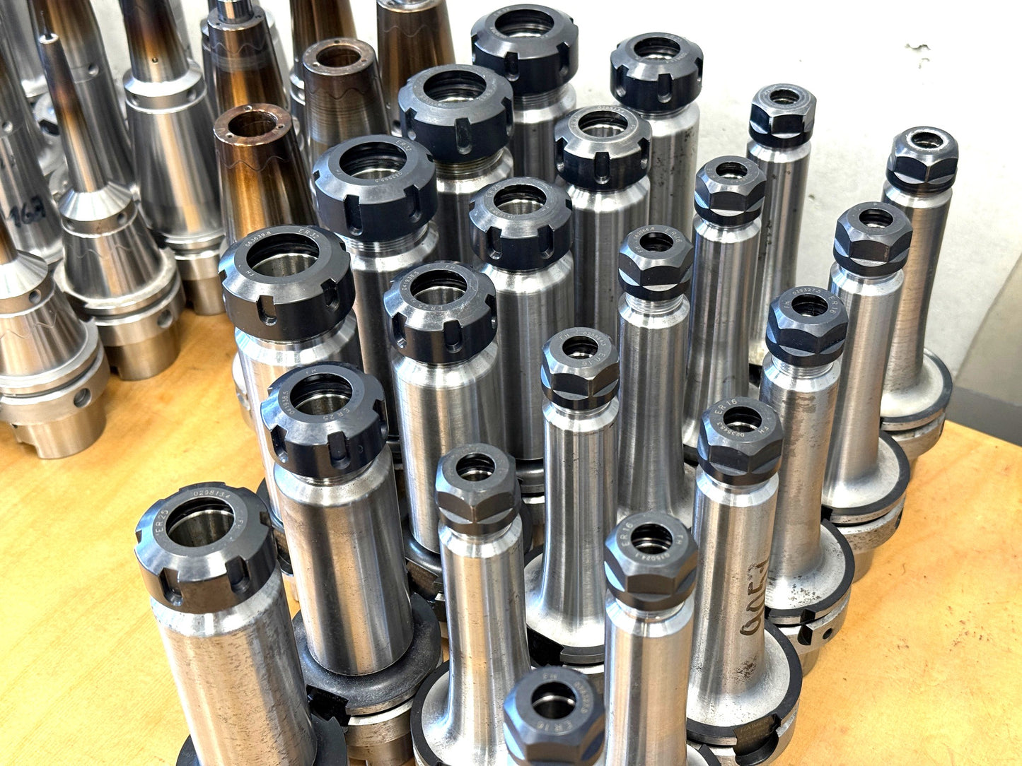 Haimer Spannzangenfutter HSK A63 ER16 ER25 ER32 gebraucht, top Zustand, Konvolut 21 Stck.