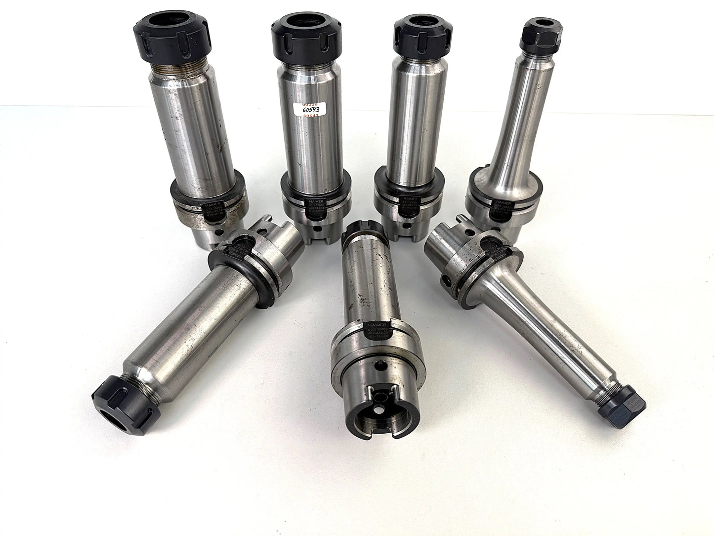 Haimer Spannzangenfutter HSK A63 ER16 ER25 ER32 gebraucht, top Zustand, Konvolut 21 Stck.
