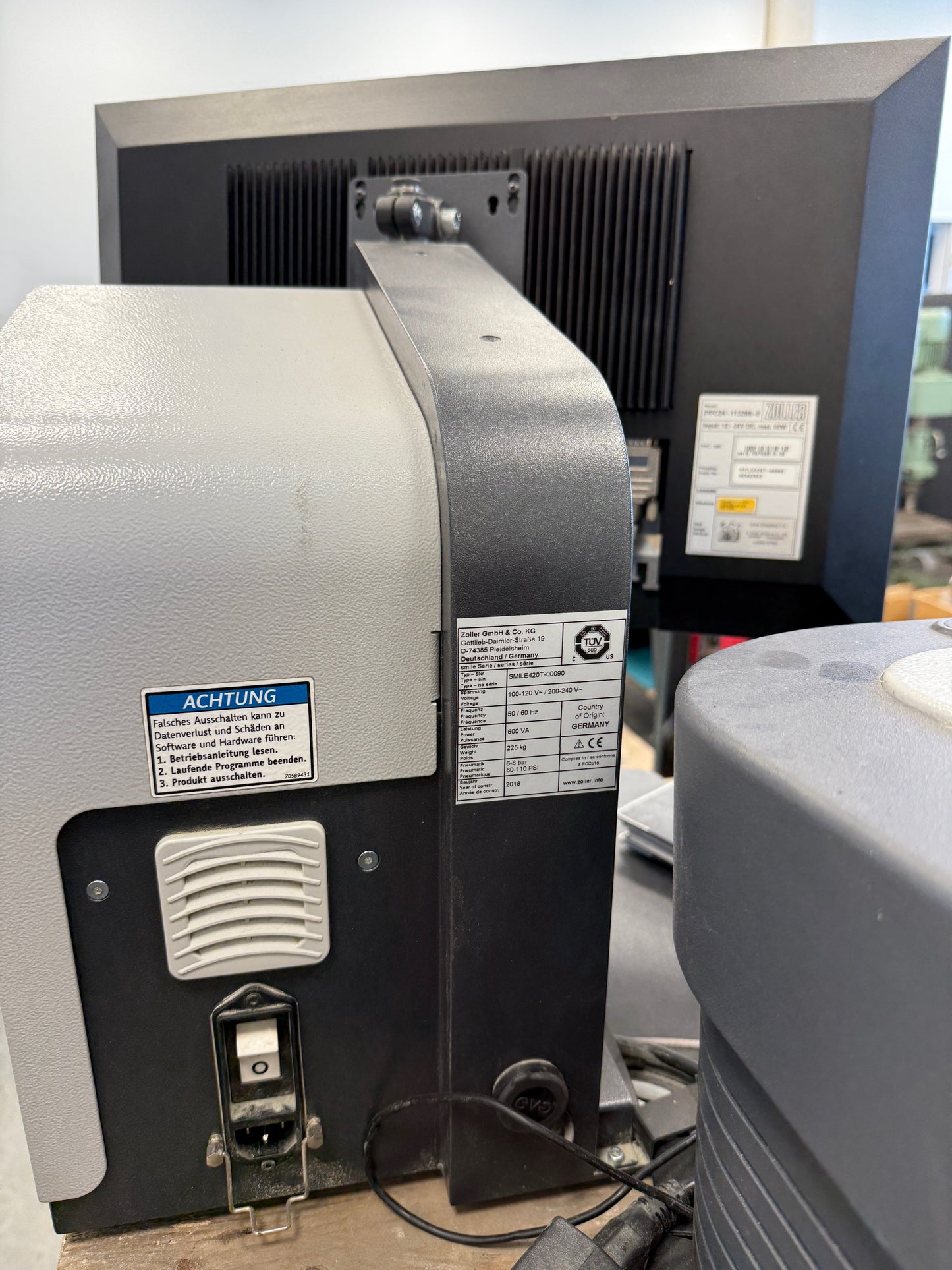 Zoller Smile 420T Werkzeug Voreinstellgerät aus 2018, HSK A63, HSK F63, SK40, SK50