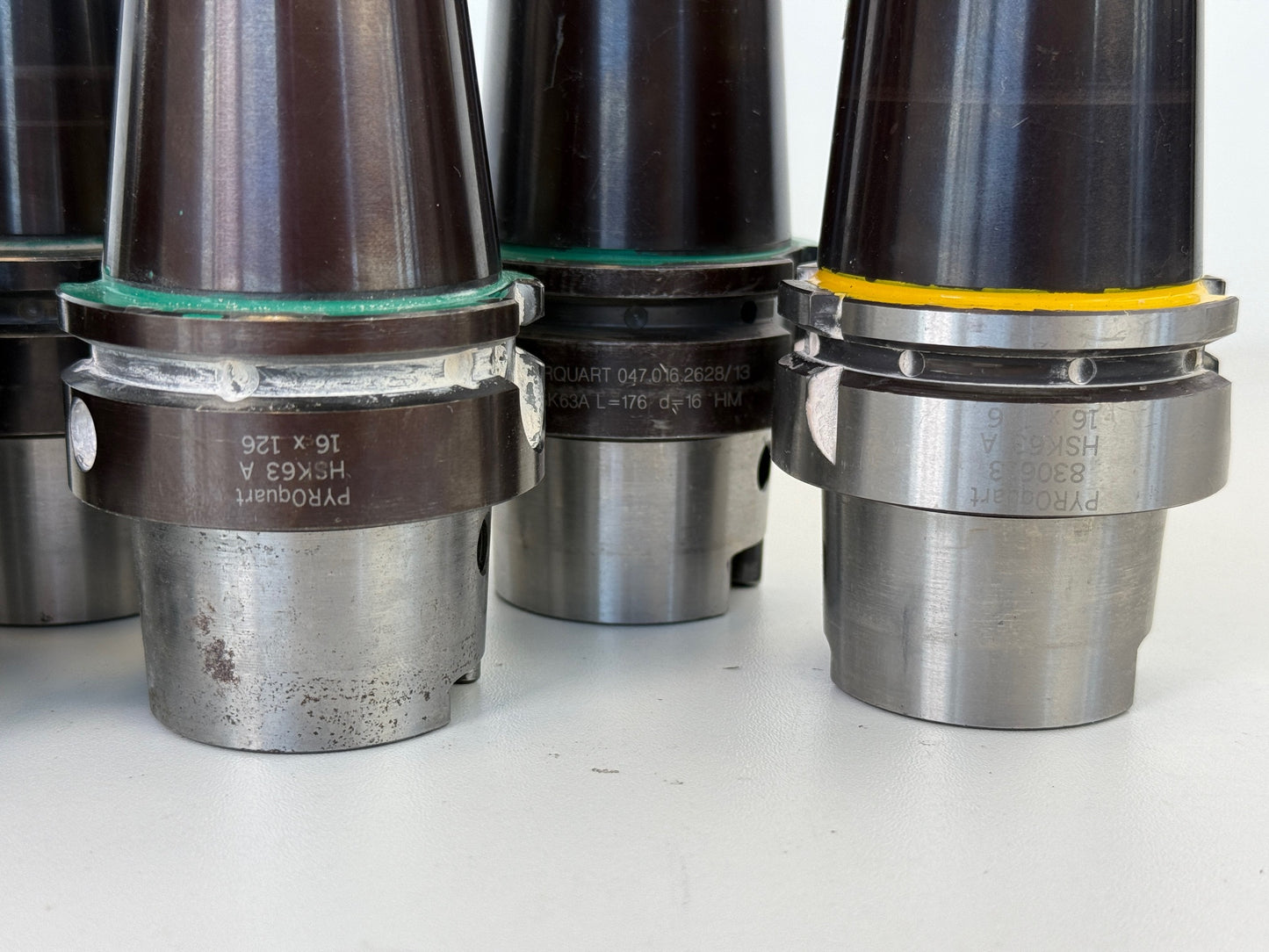 Marquart / PYROquart Schrumpfaufnahmen HSK 63A Konvolut 9 Stück #60546