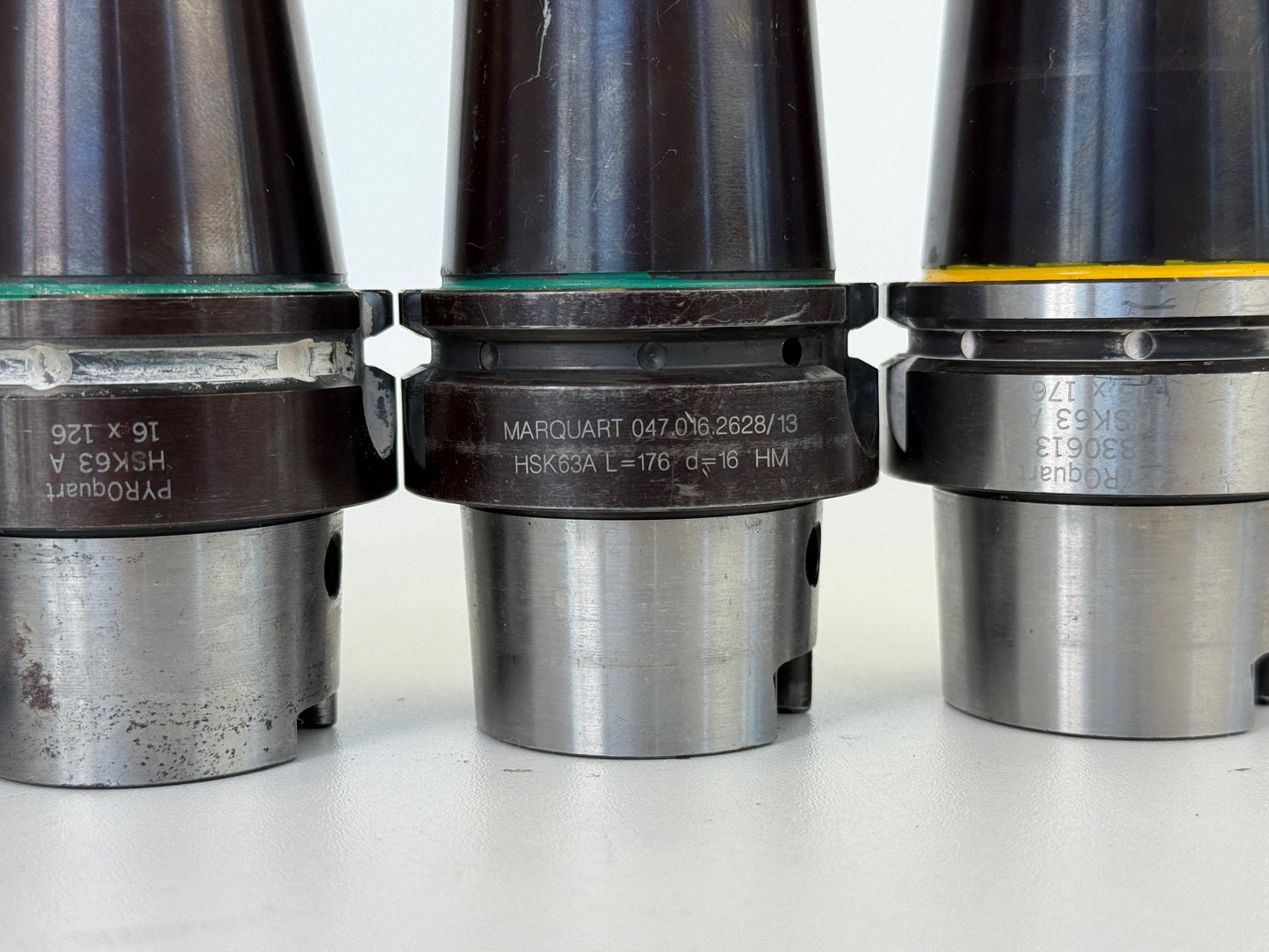 Marquart / PYROquart Schrumpfaufnahmen HSK 63A Konvolut 9 Stück #60546