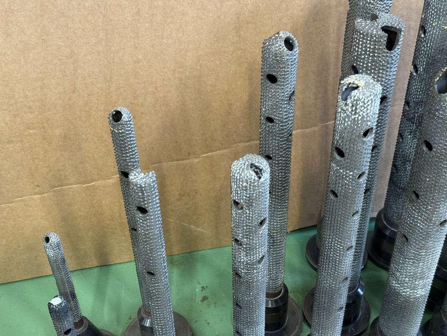 Raspelhohlfräser Konvolut 14 Stck. Flansch 78/8