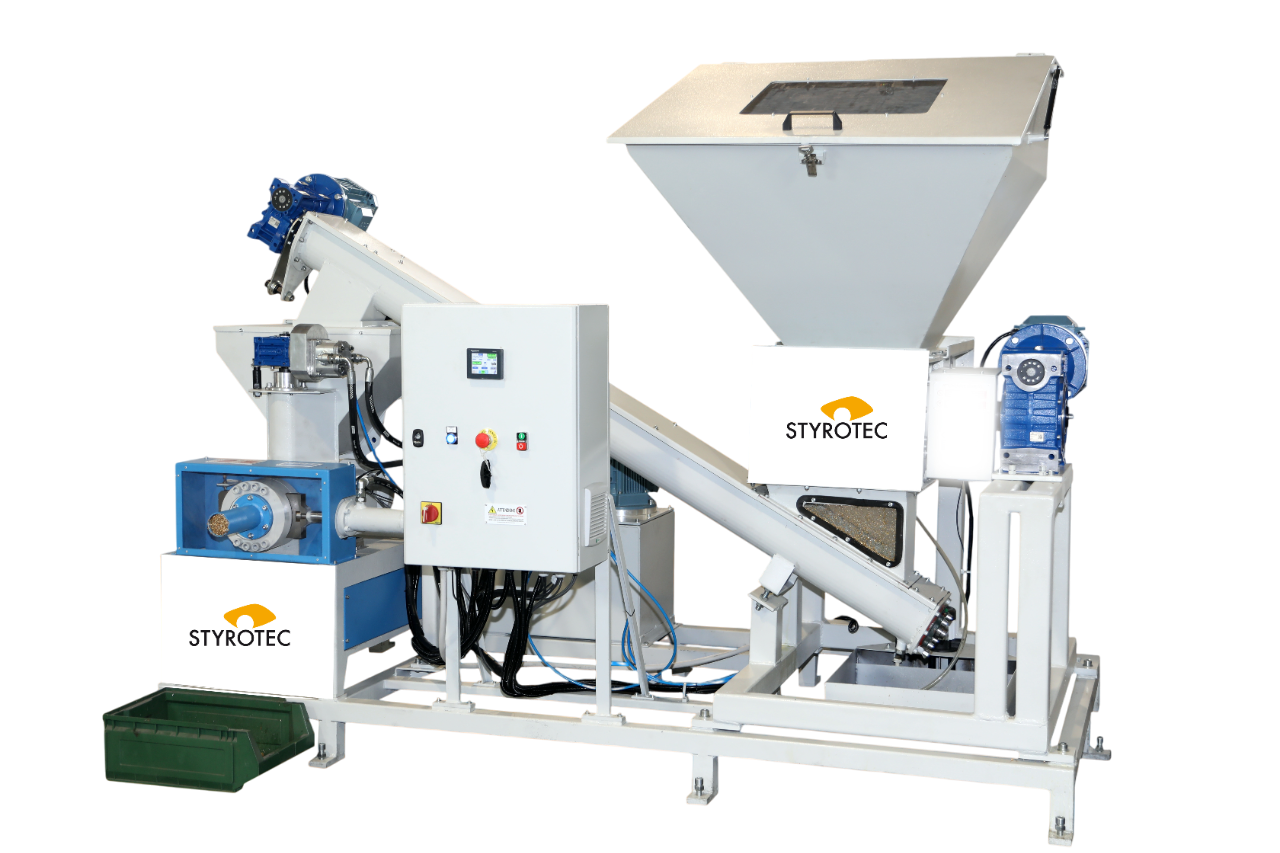 Brikettierpresse MSP 120 ZK mit Zerkleinerer