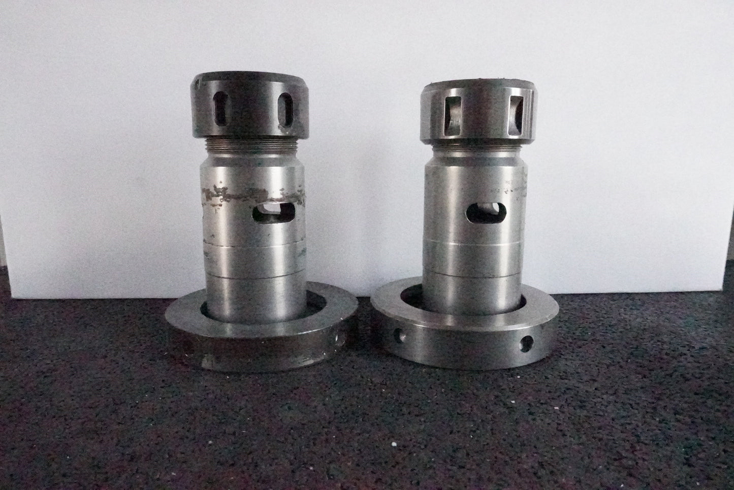 Spannzangenaufnahme Adapter Flansch 78/8, Spannzangen OZ 25 und ER40, gebraucht