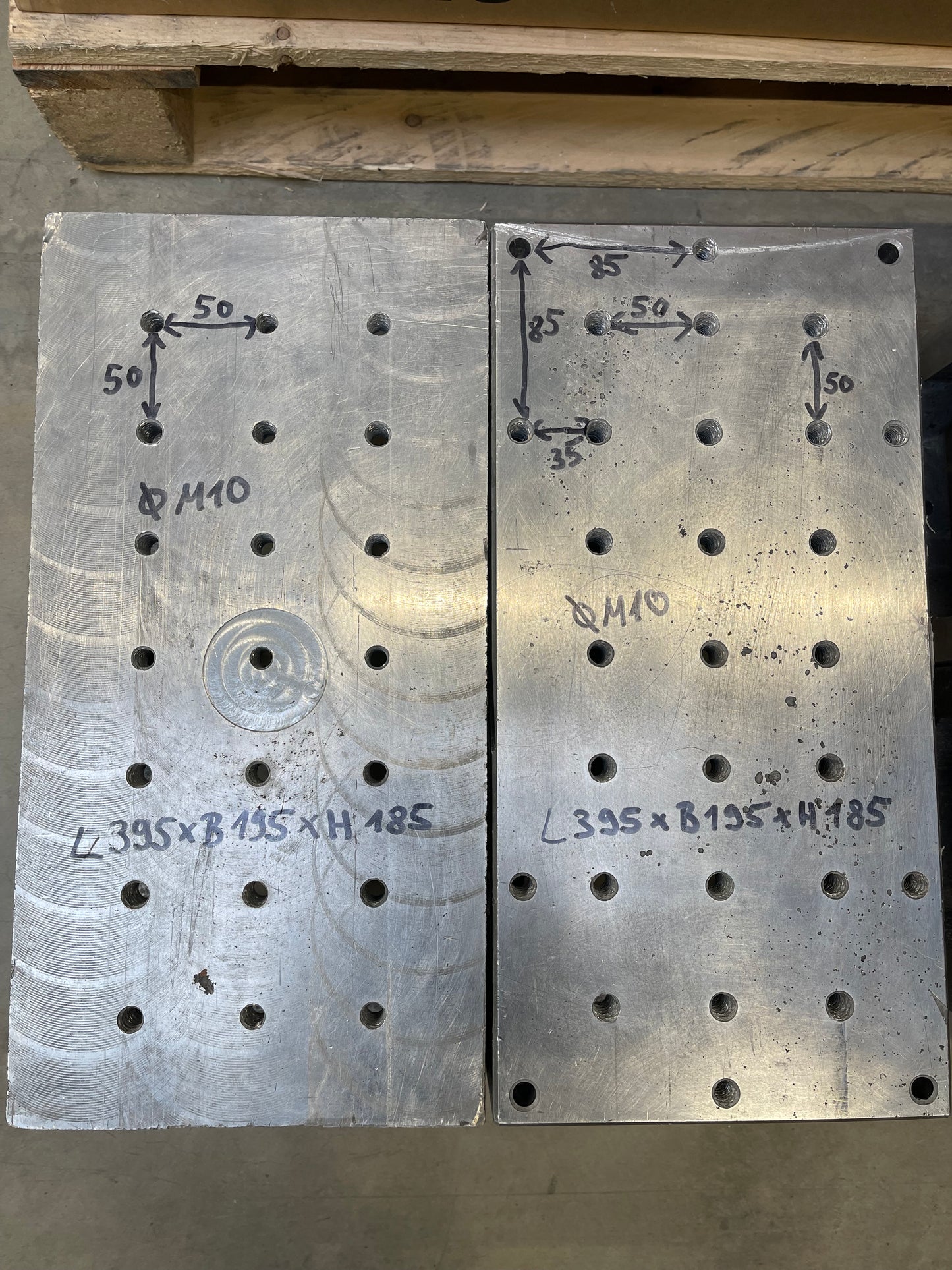 Aufspannwürfel Aluminium verschiedene zusammenpassende Größen