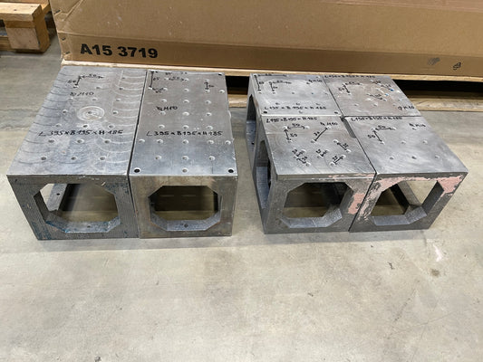 Aufspannwürfel Aluminium verschiedene zusammenpassende Größen
