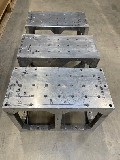 Aufspannwürfel Aluminium verschiedene zusammenpassende Größen