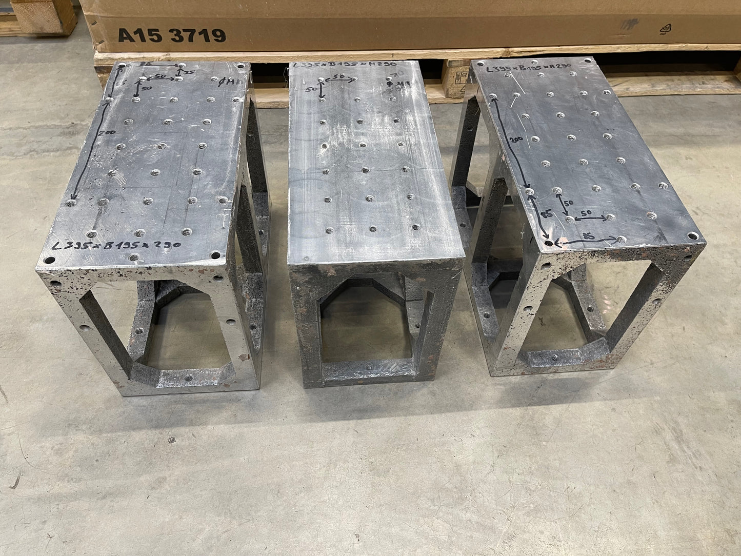 Aufspannwürfel Aluminium verschiedene zusammenpassende Größen