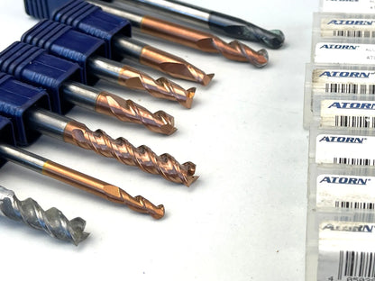 Konvolut gebrauchte VHM Fräser Atorn für Aluminiumbearbeitung 60344