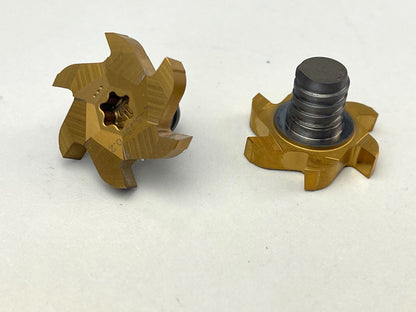 ISCAR Nuten Fräskopf Ø 27,7 mm, T10 Gewinde, pro Paar, gebraucht