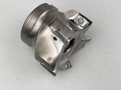 Eckfräser 90° für Aluminiumbearbeitung Ø 63mm, 5-Schneiden, Tungaloy TPV16, gebraucht