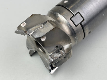 Eckfräser 90° für Aluminiumbearbeitung Ø 63mm, 5-Schneiden, Tungaloy TPV16, gebraucht