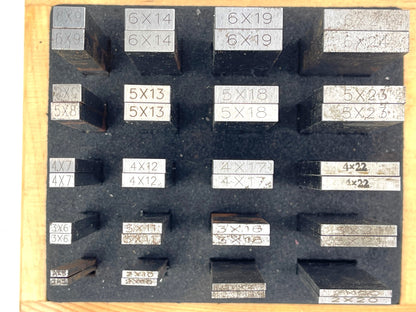 Parallel Unterlagensatz AMF Größe 100, 20 Paare, gebraucht