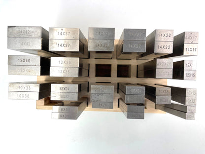 Parallel Unterlagensatz gebraucht, 150 mm, 19 Paare