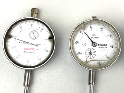 Messuhren gebraucht, 0,01 mm, Gehäuse Ø 58 und 36 mm