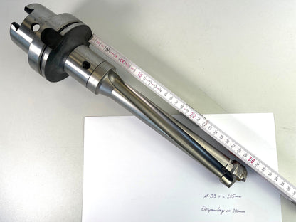 HSK 100A Komet Wendeschneidplatten Tieflochbohrer Ø 33 - 39 mm, Bohrtiefe ca. 215 mm, verstellbar, Modular