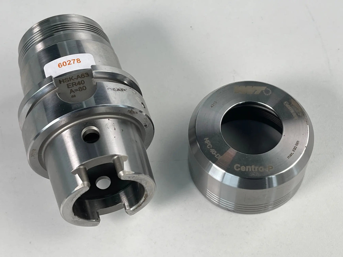 WNT Fahrion Spannzangenfutter CENTRO-P,ERP40 HSK 63A, L 80mm gebraucht #60278