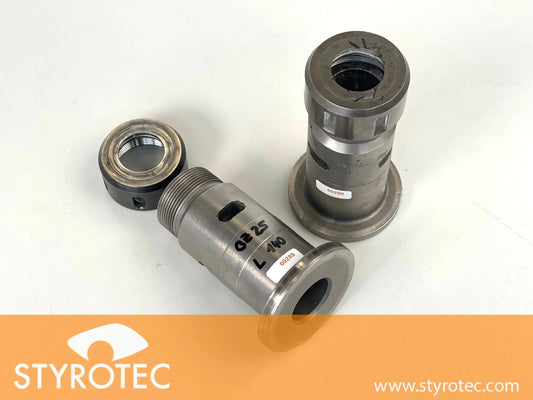 Spannzangenaufnahme Adapter Flansch 78/8, Spannzangen  OZ 25 und ER40, gebraucht