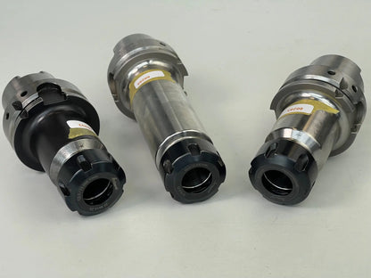 Spannzangenfutter ER 25 HSK 63A, L 75 L 100 und L 160, gebraucht, Garant u Haimer