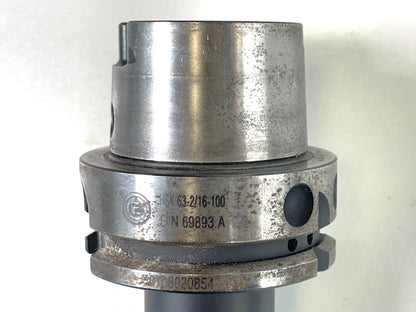 Spannzangenfutter OZ 16 L100 HSK 63A gebraucht Eroglu 50102