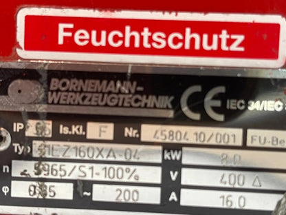 Styropor Hohl Frässpindel Bornemann P 160 überholt für CNC Maschinen BW