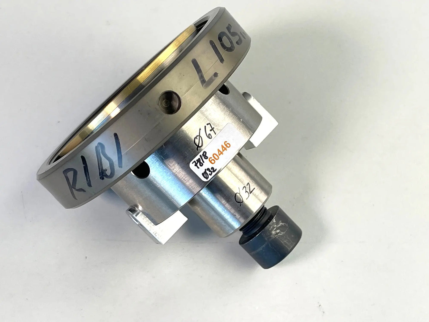 Aufsteckdorn Adapter Flansch 78/8 mm Dorn Ø 32 mm gebraucht 60446