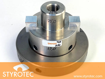 Aufsteckdorn Adapter Flansch 78/8 mm Dorn Ø 32 mm gebraucht 60446