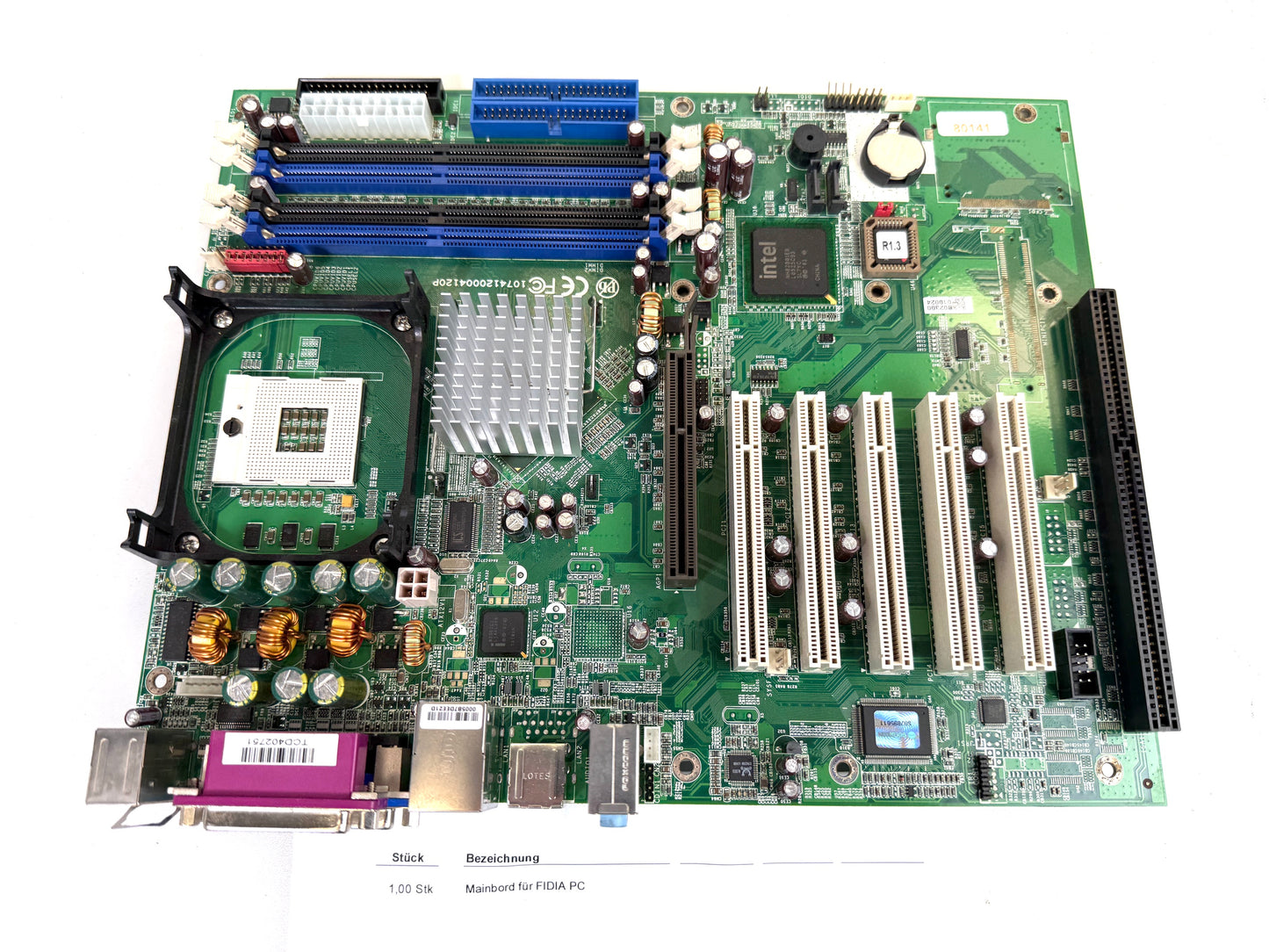 Fidia PC Mainbord für Steuerung #80141 motherboard