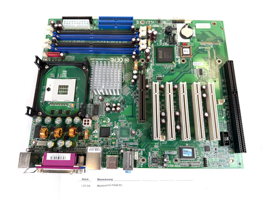 Fidia PC Mainbord für Steuerung #80141 motherboard