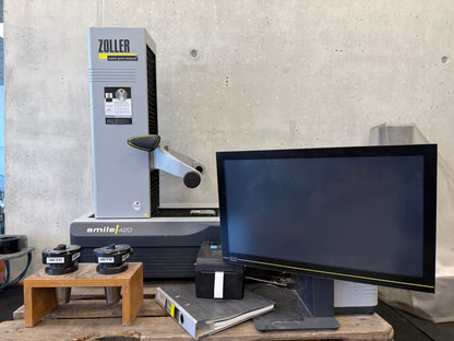 Zoller Smile 420T Werkzeug Voreinstellgerät aus 2018, HSK A63, HSK F63, SK40, SK50