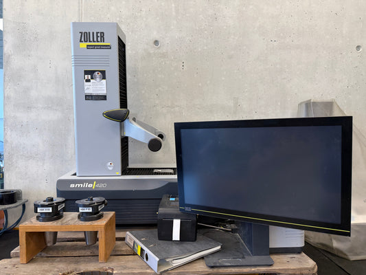 Zoller Smile 420T Werkzeug Voreinstellgerät aus 2018, HSK A63, HSK F63, SK40, SK50