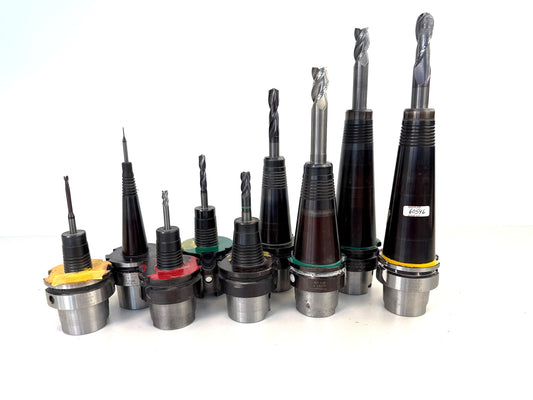 Marquart / PYROquart Schrumpfaufnahmen HSK 63A Konvolut 9 Stück #60546