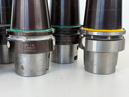 Marquart / PYROquart Schrumpfaufnahmen HSK 63A Konvolut 9 Stück #60546