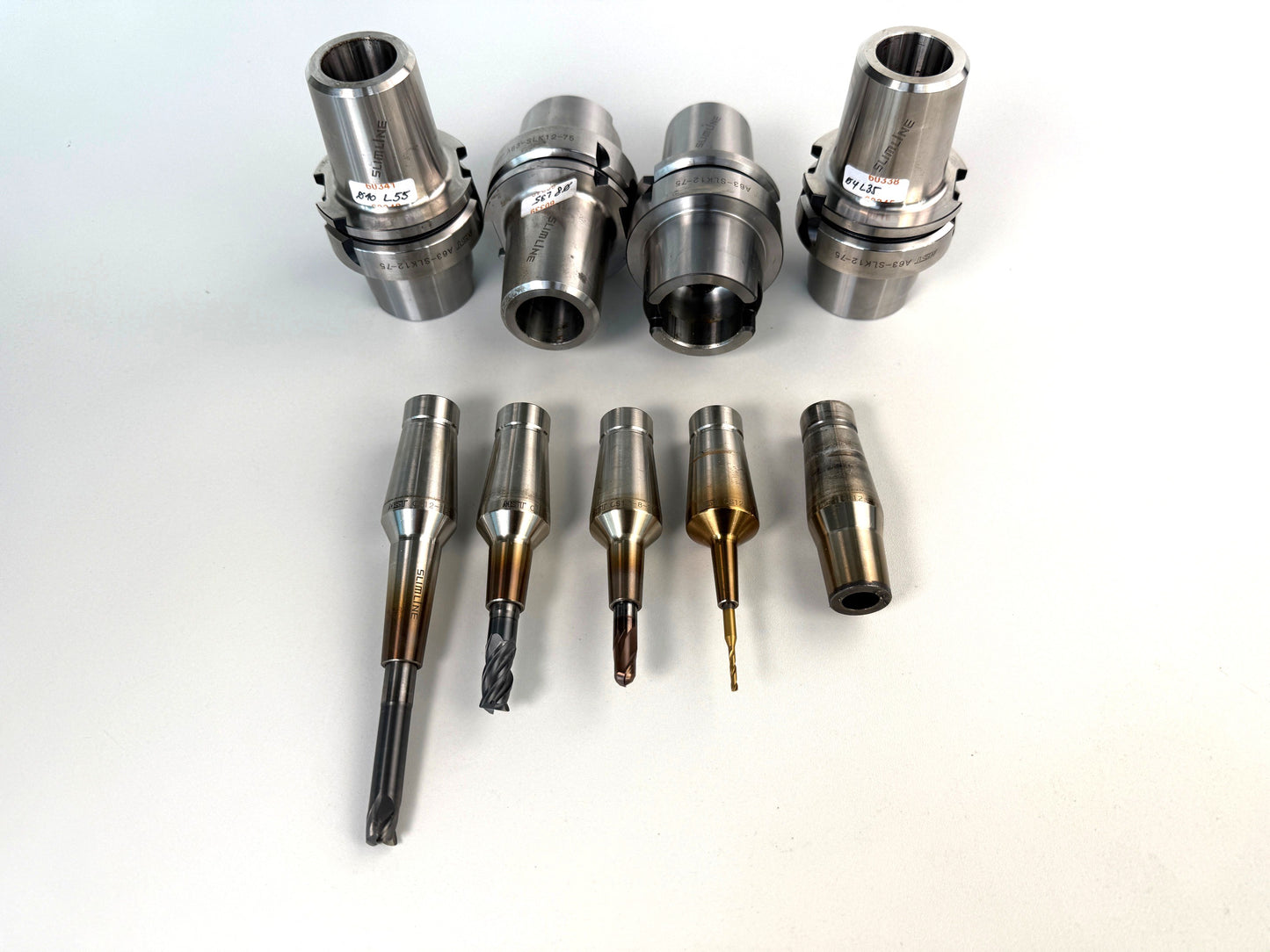 MST Slimline Schrumpfaufnahmen HSK 63A gebraucht Konvolut #60338 60339 60340 60341