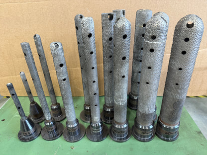 Raspelhohlfräser Konvolut 14 Stck. Flansch 78/8