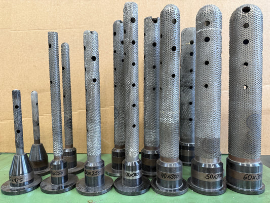 Raspelhohlfräser Konvolut 14 Stck. Flansch 78/8