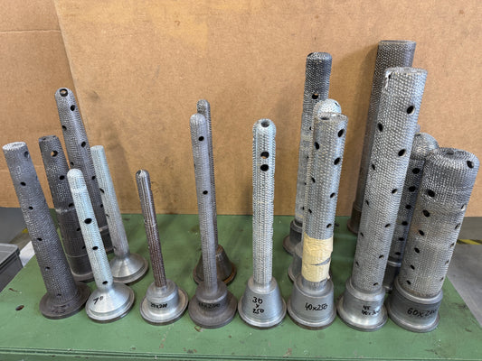 Raspelhohlfräser Konvolut 17 Stck. Flansch 78/8