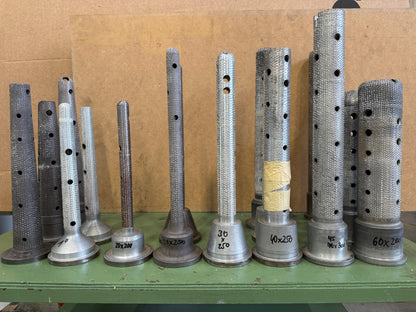 Raspelhohlfräser Konvolut 17 Stck. Flansch 78/8