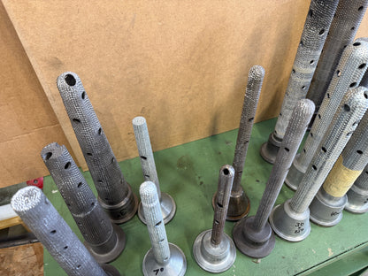 Raspelhohlfräser Konvolut 17 Stck. Flansch 78/8