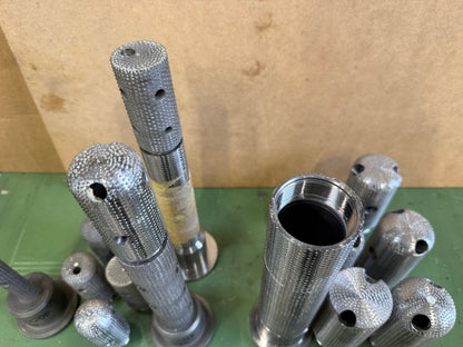 Raspelhohlfräser Konvolut 4 Stck. Flansch 78/8 mit Wechselköpfen